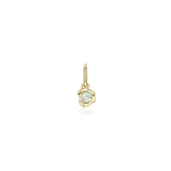 Marrow Fine Birthstone Collection | Graduation Gifts^Abstract Bezel Gemstone Charm
