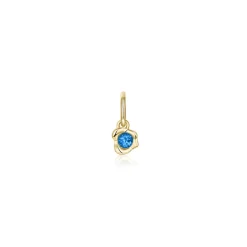 Marrow Fine Birthstone Collection | Graduation Gifts^Abstract Bezel Gemstone Charm