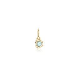 Marrow Fine Birthstone Collection | Graduation Gifts^Abstract Bezel Gemstone Charm