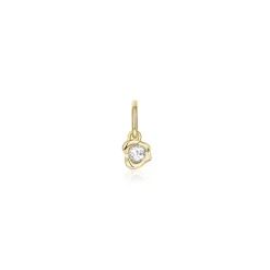 Marrow Fine Birthstone Collection | Graduation Gifts^Abstract Bezel Gemstone Charm