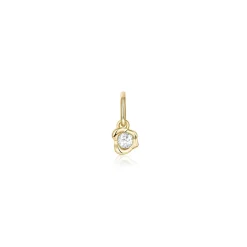 Marrow Fine Birthstone Collection | Graduation Gifts^Abstract Bezel Gemstone Charm