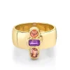 Marrow Fine Birthstone Collection^Amethyst Relic Ring 14kyellowgold