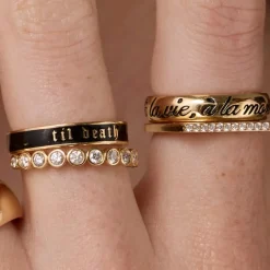 Marrow Fine Eternity Bands | Wedding Bands^Annie Diamond Bezel Band