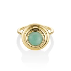 Marrow Fine Ready To Ship | Ready To Ship^2.04 Beryl In-Orbit Ring 14kyellowgold