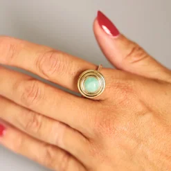 Marrow Fine Ready To Ship | Ready To Ship^2.04 Beryl In-Orbit Ring 14kyellowgold