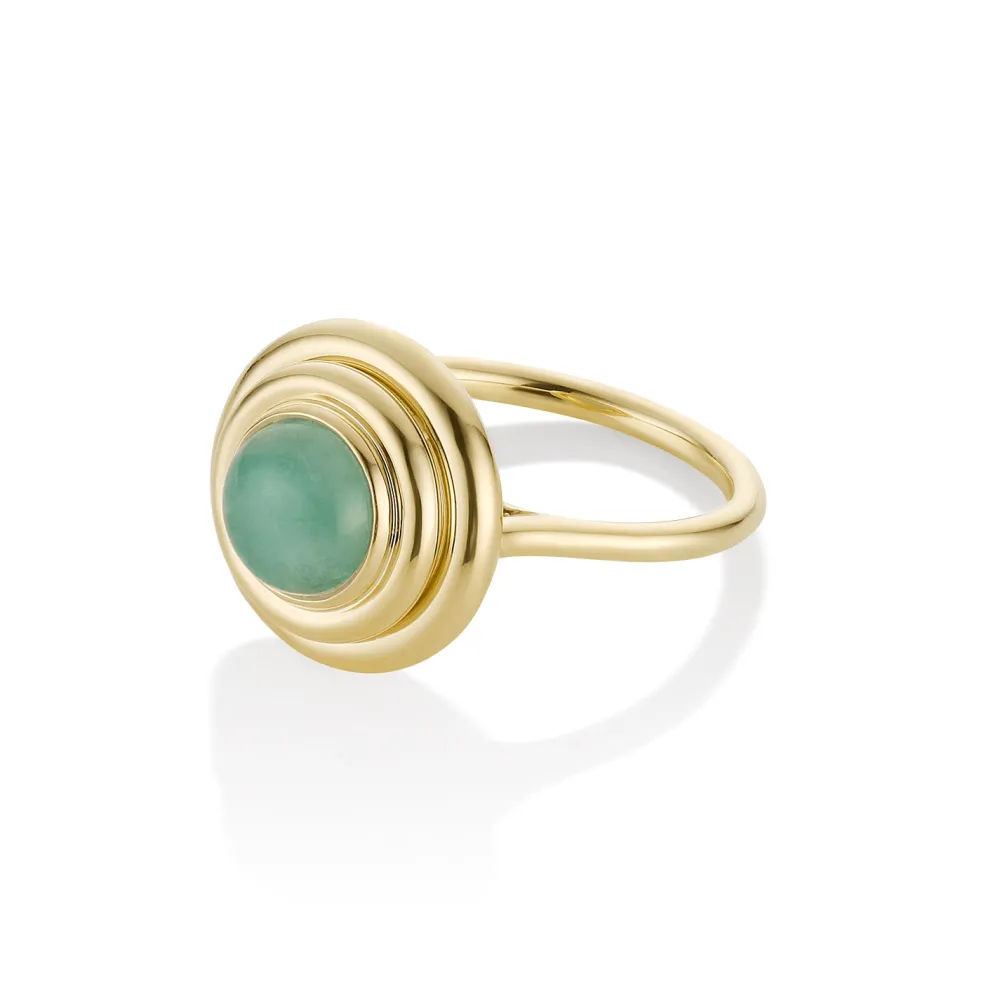 Marrow Fine Ready To Ship | Ready To Ship^2.04 Beryl In-Orbit Ring 14kyellowgold