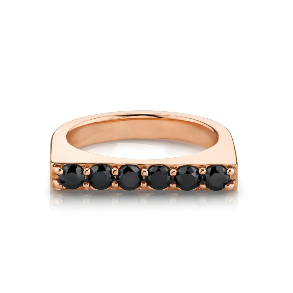Marrow Fine Wedding Bands | Rings^Black Diamond Edge Ring