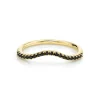 Marrow Fine Wedding Bands | Rings^Black Diamond Simple Wave Band