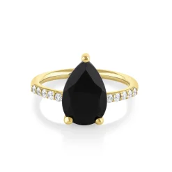 Marrow Fine Rings^Black Onyx Ring | Sweet Melissa