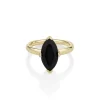 Marrow Fine Rings^Black Onyx Ring | Sweet Melissa