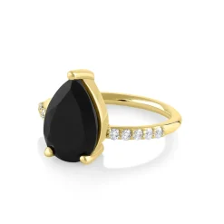 Marrow Fine Rings^Black Onyx Ring | Sweet Melissa