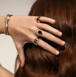 Marrow Fine Rings^Black Onyx Ring | Sweet Melissa