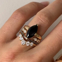 Marrow Fine Rings^Black Onyx Ring | Sweet Melissa