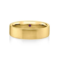 Marrow Fine Men's Bands | Wedding Bands^Charlie Men's Band | Simple Brushed Satin Wedding Band for Men