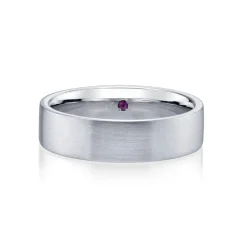 Marrow Fine Men's Bands | Wedding Bands^Charlie Men's Band | Simple Brushed Satin Wedding Band for Men
