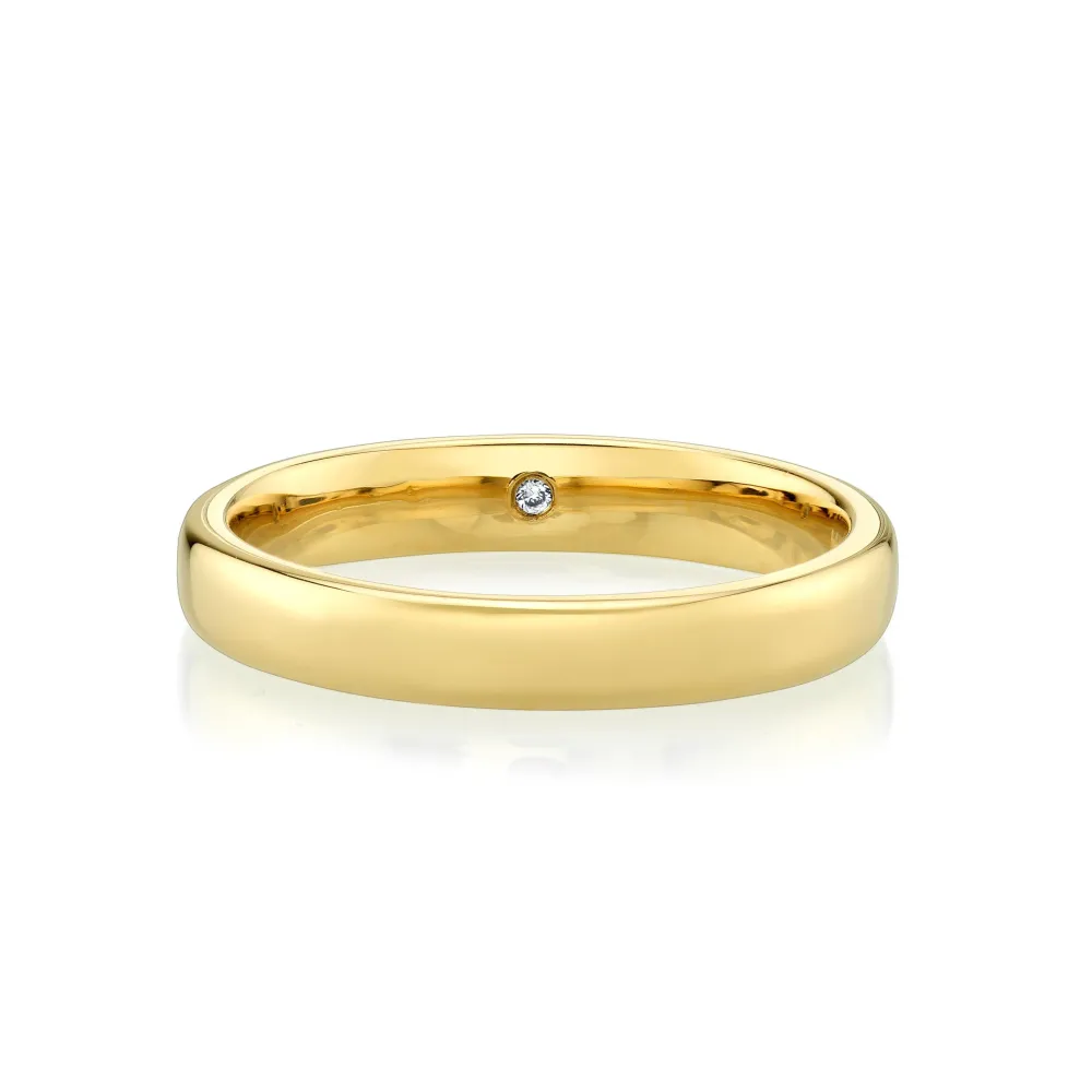 Marrow Fine Wedding Bands | Rings^Classic Men's Wedding Band | Comfortable Bands for Grooms