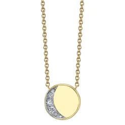 Marrow Fine For The New Mom | Anniversary Gifts^Crescent Moon Gold Necklace