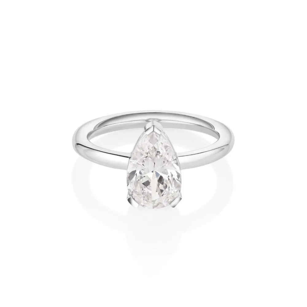 Marrow Fine One-of-a-kind Pieces | Ready To Ship^1.86ct Antique Pear Diamond Sloane Platinum