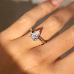 Marrow Fine One-of-a-kind Pieces | Ready To Ship^1.86ct Antique Pear Diamond Sloane Platinum