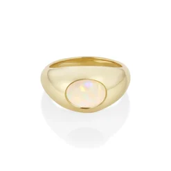 Marrow Fine Ready To Ship | Ready To Ship^1.30ct Australian Opal Bombe Ring 14kyellowgold