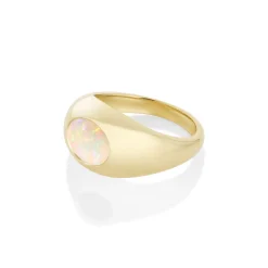 Marrow Fine Ready To Ship | Ready To Ship^1.30ct Australian Opal Bombe Ring 14kyellowgold