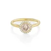 Marrow Fine Ready To Ship | Ready To Ship^1.04ct Champagne Diamond Perfect Halo Ring 14kyellowgold