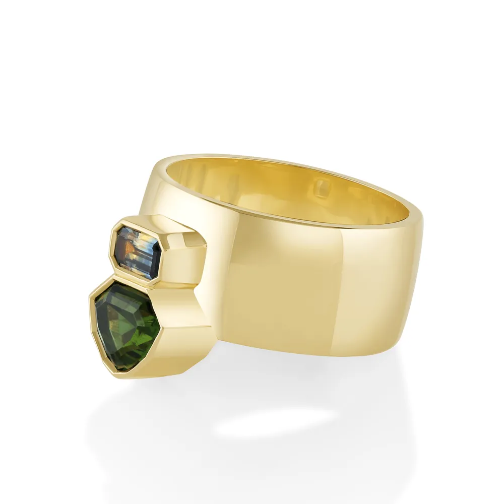 Marrow Fine Ready To Ship | Ready To Ship^1.03ct Chrome Tourmaline Relic Ring 14kyellowgold