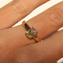 Marrow Fine Ready To Ship | Ready To Ship^1.00ct Cushion Cut Diamond 14kyellowgold