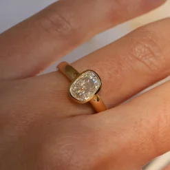 Marrow Fine Ready To Ship | Ready To Ship^1.20ct Cushion Cut Diamond 14kyellowgold