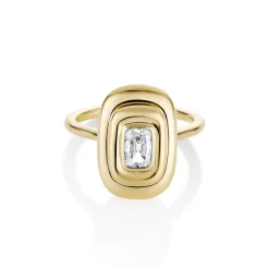 Marrow Fine Ready To Ship | Ready To Ship^0.46ct Diamond In-Orbit Ring 14kyellowgold
