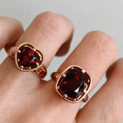 Marrow Fine Ready To Ship | Ready To Ship^7.56ct Garnet Georgia Ring 14krosegold