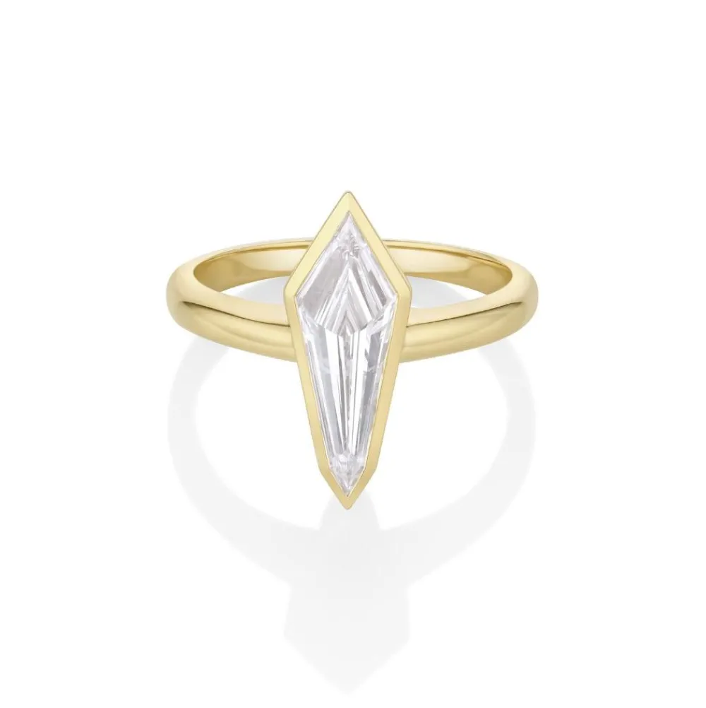 Marrow Fine One-of-a-kind Pieces^1.13ct Kite Diamond Ring 14kyellowgold