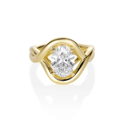 Marrow Fine Sammi's Favorites | Florence Ring^3ct Lab Diamond Marrow x Sammi Florence Ring 14kyellowgold