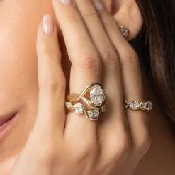 Marrow Fine Sammi's Favorites | Florence Ring^3ct Lab Diamond Marrow x Sammi Florence Ring 14kyellowgold