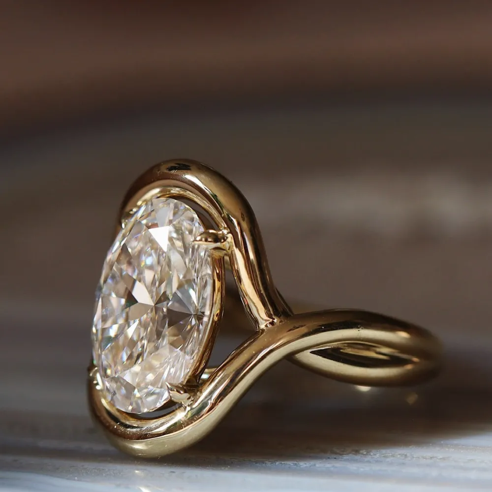 Marrow Fine Sammi's Favorites | Florence Ring^5ct Lab Diamond Marrow x Sammi Florence Ring 14kyellowgold