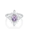 Marrow Fine Ready To Ship | Ready To Ship^1.31ct Lavender Sapphire Scarlette Compass Ring 14kwhitegold