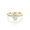 Marrow Fine Ready To Ship | Ready To Ship^0.57ct Marquise Diamond Abstract Bezel Ring 14kyellowgold