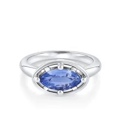 Marrow Fine One-of-a-kind Pieces | Ready To Ship^1.74ct Marquise Sapphire Georgia Ring 14kwhitegold