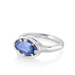 Marrow Fine One-of-a-kind Pieces | Ready To Ship^1.74ct Marquise Sapphire Georgia Ring 14kwhitegold