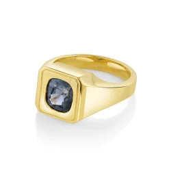 Marrow Fine Ready To Ship | Ready To Ship^3.15ct Men's Spinel Signet Ring 14kyellowgold