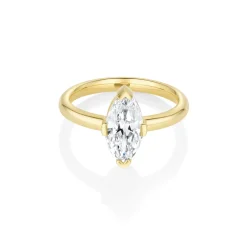 Marrow Fine Ready To Ship | Ready To Ship^1.58ct Moval Diamond Noelle 14kyellowgold