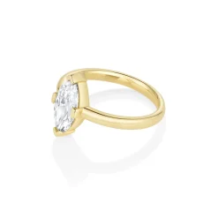 Marrow Fine Ready To Ship | Ready To Ship^1.58ct Moval Diamond Noelle 14kyellowgold