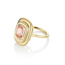 Marrow Fine Ready To Ship | Ready To Ship^2.16ct Padparadscha In-Orbit Ring 14kyellowgold