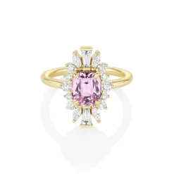 Marrow Fine Ready To Ship | Ready To Ship^2.34ct Pink Spinel Ballerina Ring 14kyellowgold