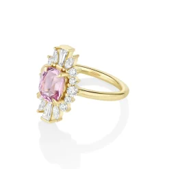 Marrow Fine Ready To Ship | Ready To Ship^2.34ct Pink Spinel Ballerina Ring 14kyellowgold
