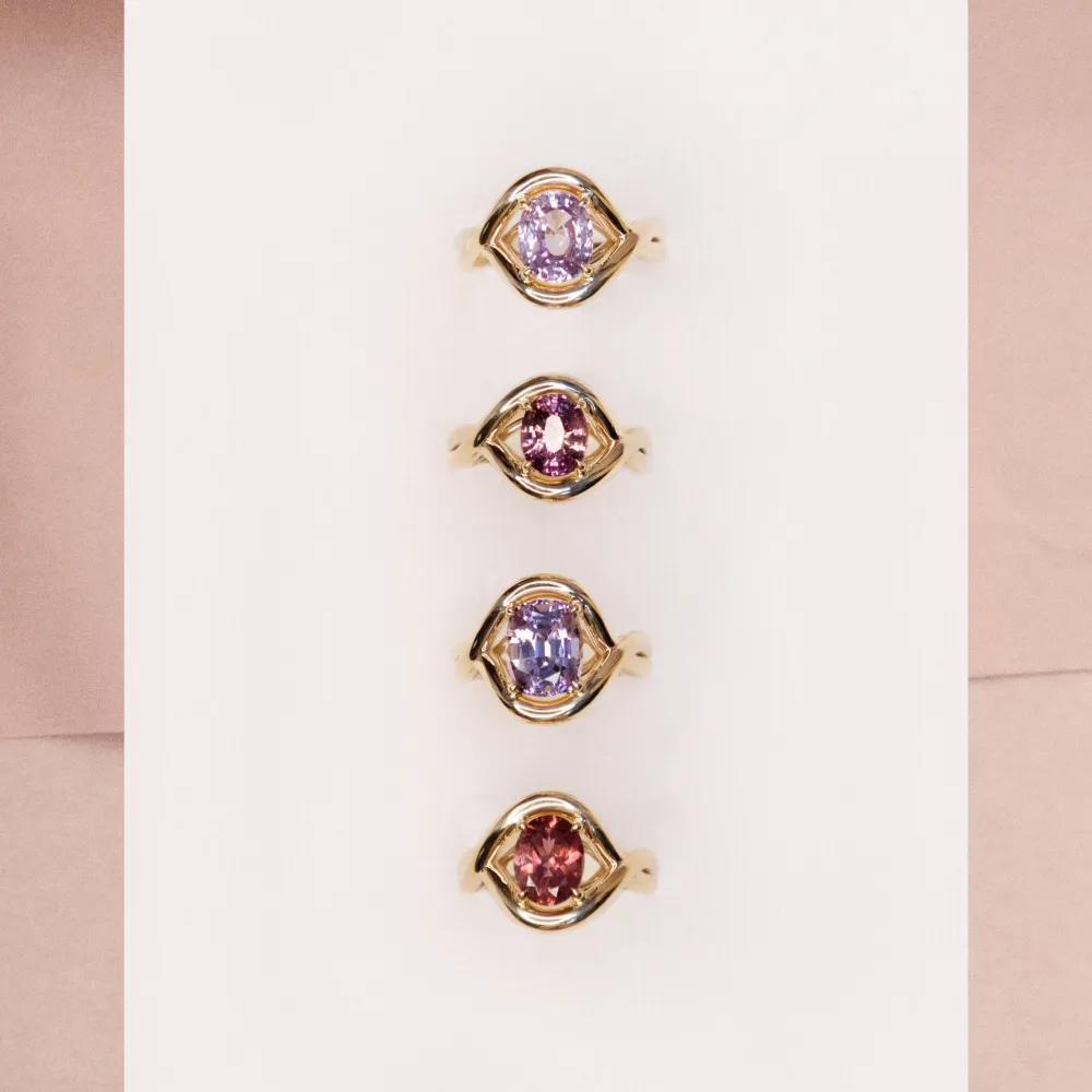 Marrow Fine Sammi's Favorites | Florence Ring^2.19ct Purplish-Pink Sapphire Marrow x Sammi Florence Ring 14kyellowgold