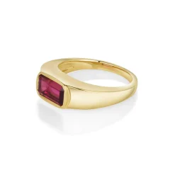 Marrow Fine Ready To Ship | Ready To Ship^1.76ct Rubellite Pinky Signet Ring 14kyellowgold