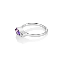 Marrow Fine Ready To Ship | Ready To Ship^0.97ct Sapphire and Diamond Linear Band 14kwhitegold