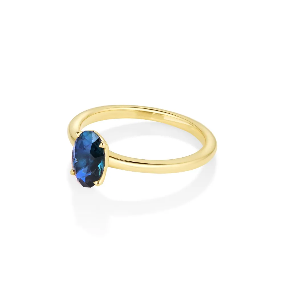 Marrow Fine Ready To Ship | Ready To Ship^1.40ct Sapphire Francesca Ring 14kyellowgold