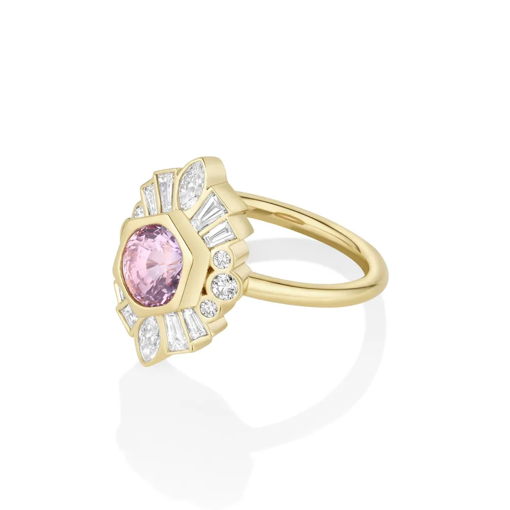 Marrow Fine Ready To Ship | Ready To Ship^1.55ct Sapphire Stella Ring 14kyellowgold
